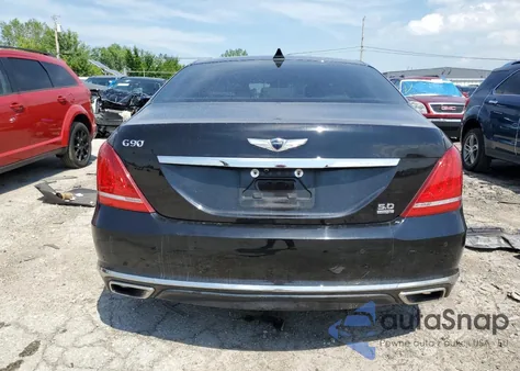 2018 Genesis G90 Ultimate z USA, uszkodzony, nr VIN KMHG54JH0JU042086